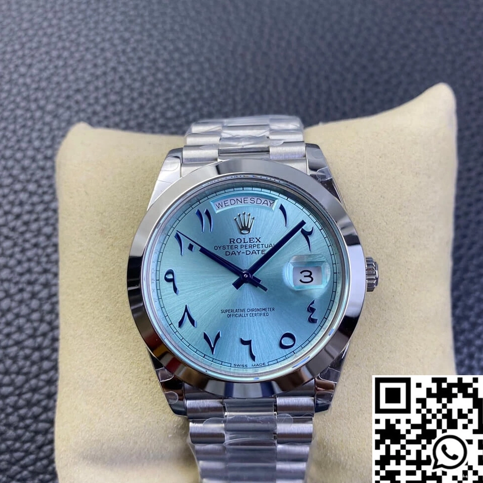 Date Customization Day Blue Factory Stainless Rolex Steel BP Dial Ice Middle East 0914